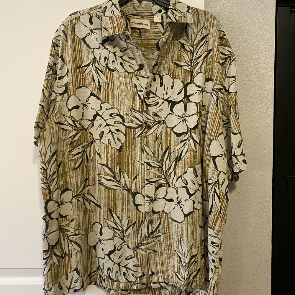 Caribbean Silk Blend Shirt‎ - Size XL